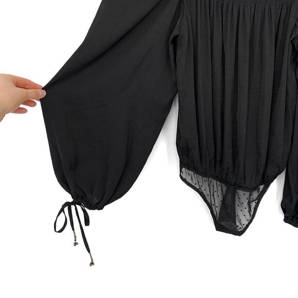 NWT INTIMATELY FREE PEOPLE Another Round Bodysuit Black S - Picture 3 of 9